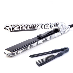 מחליק שיער מקצועי zebra WETLINE+מברשת וספרי מרכך מתנה!