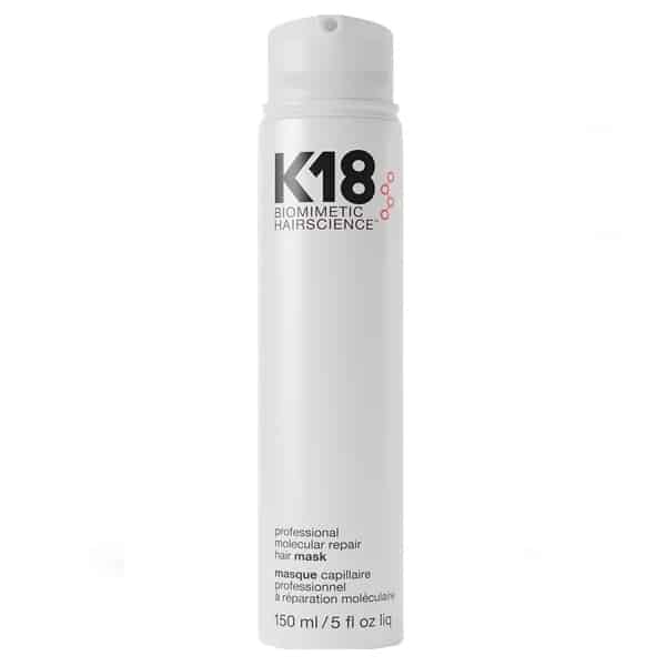 K18 מסכה 150ml לתיקון ושיקום מולקולרי של השיער, ללא שטיפה. + מברשת