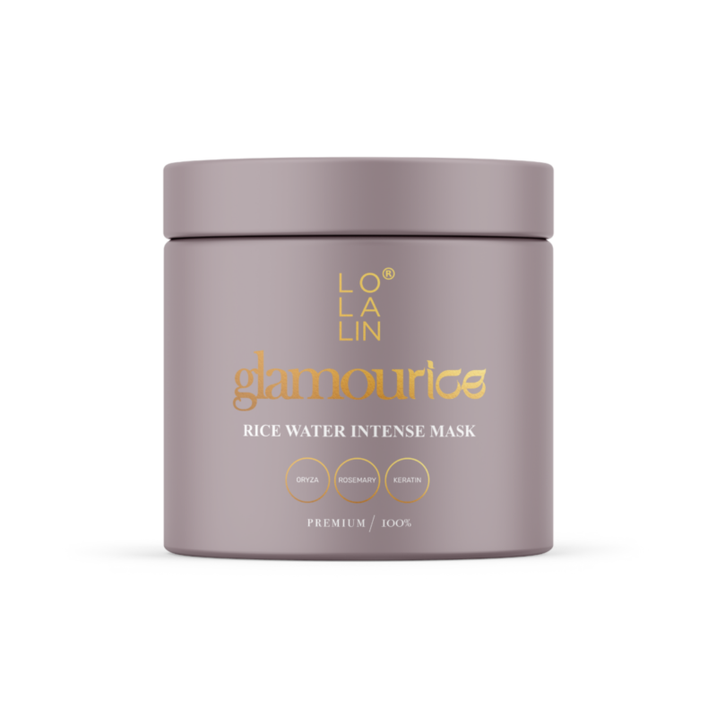 מסכת שיער משקמת ממי אורז 500 מ"ל לולה לין | LOLALIN