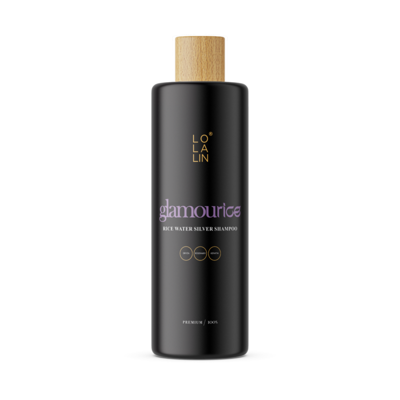 שמפו סילבר לשיער בלונד ממי אורז 500 מ"ל לולה לין | LOLALIN