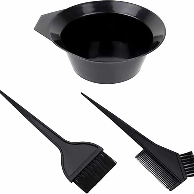 סט קערת צבע לשיער + 2 מברשות צבע – ערכת צביעה מקצועית לשיער