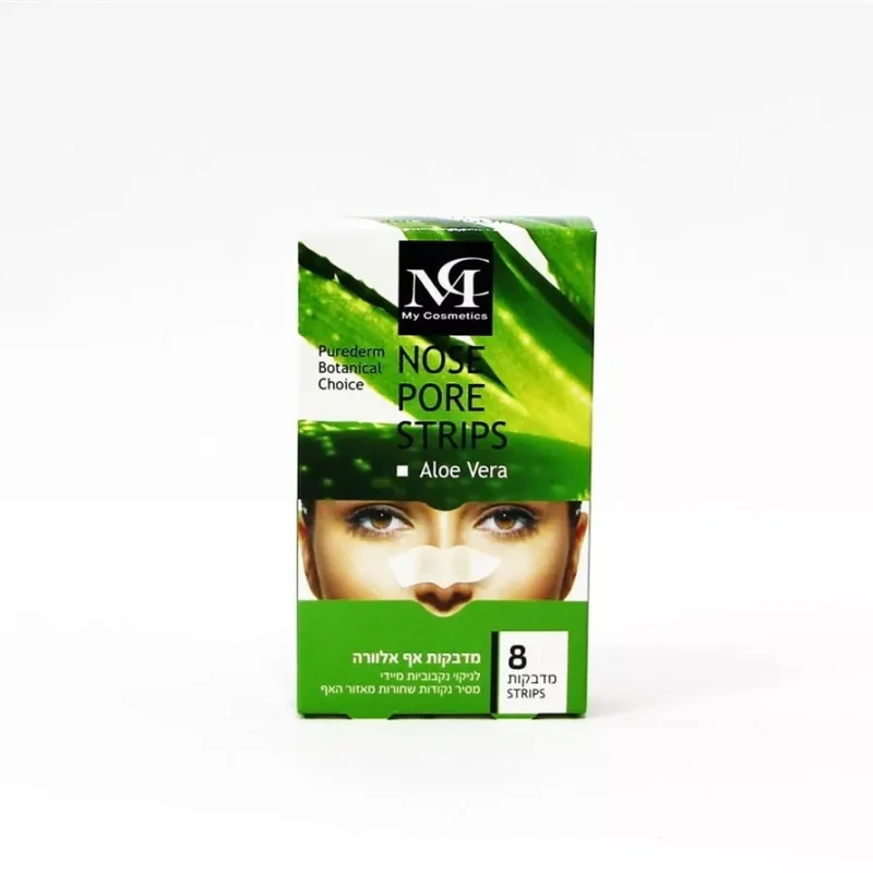 מדבקות אף אלוורה לניקוי נקבוביות והסרת נקודות שחורות