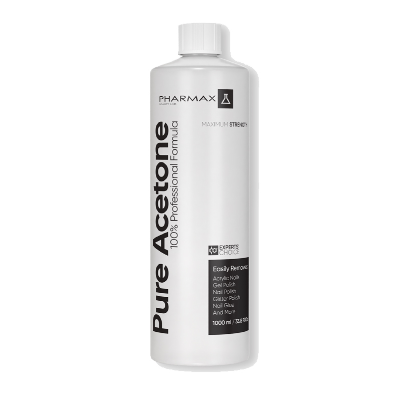 אציטון 100% להסרת כל סוגי הלק 1000 מ"ל פארמקס | PHARMAX