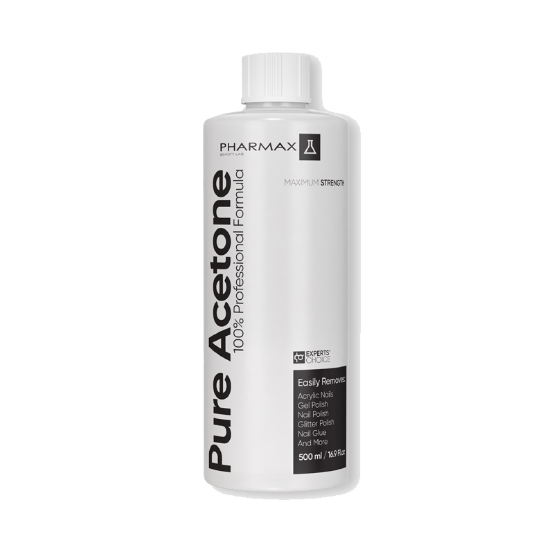 אציטון 100% להסרת כל סוגי הלק 500 מ"ל פארמקס | PHARMAX