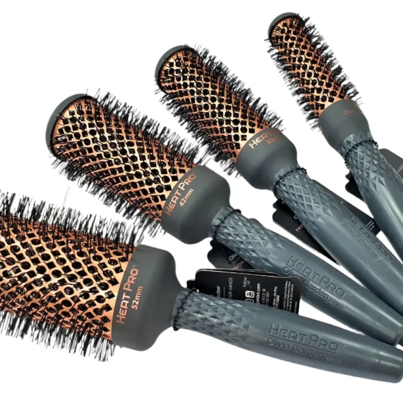 סט 4 מברשות פן עמידות לחום HEAT PRO | Olivia Garden – מברשות עמידות לחום